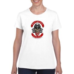 Hellroads Garage t-shirt personalizzata donna digitalshirt bianco