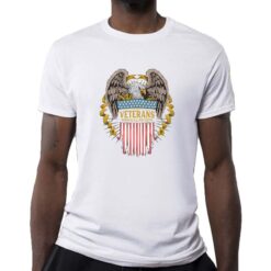 Honoring Veterans t-shirt personalizzata uomo digitalshirt bianca
