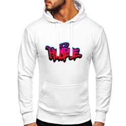 Humble felpa con cappuccio personalizzata uomo digitalshirt bianca
