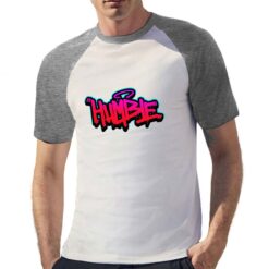 Humble t-shirt bicolor personalizzata uomo digitalshirt grigia