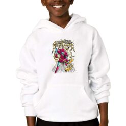 Ice Skull Skratcher felpa con cappuccio personalizzata bambino digitalshirtbianco