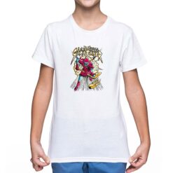 Ice Skull Skratcher t-shirt personalizzata bambino digitalshirt bianca