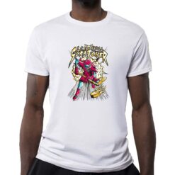Ice Skull Skratcher t-shirt personalizzata uomo digitalshirt bianca