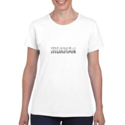 Ironman t-shirt personalizzata donna digitalshirt bianco