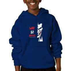 Joker felpa con cappuccio personalizzata bambino digitalshirtnavy