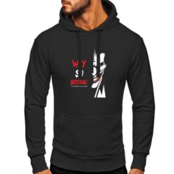 Joker felpa con cappuccio personalizzata uomo digitalshirt nera