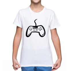 Joypad t-shirt personalizzata bambino digitalshirt bianca