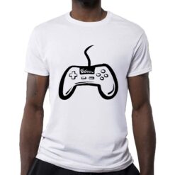 Joypad t-shirt personalizzata uomo digitalshirt bianca