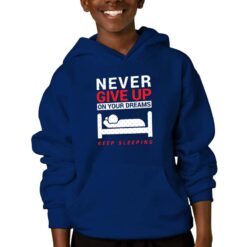 Keep Sleeping felpa con cappuccio personalizzata bambino digitalshirtnavy