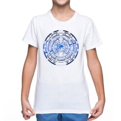 Labirinto t-shirt personalizzata bambino digitalshirt bianca