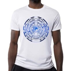 Labirinto t-shirt personalizzata uomo digitalshirt bianca