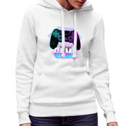 Life is a Game felpa con cappuccio personalizzata donna digitalshirt bianca.jpg