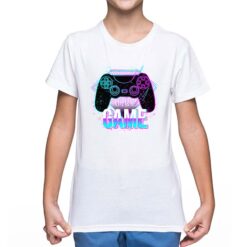 Life is a Game t-shirt personalizzata bambino digitalshirt bianca