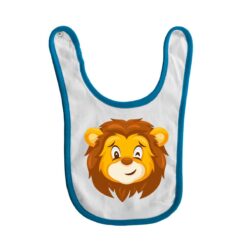 bavaglino grafica lion turchese digitalshirt
