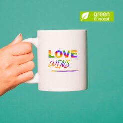 Love Wins tazza ceramica personalizzata digitalshirt