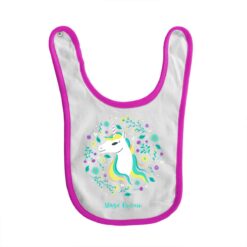 bavaglino grafica magic unicorns fuchsia digitalshirt