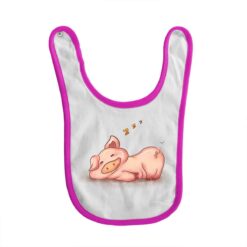 bavaglino grafica maialino fuchsia digitalshirt