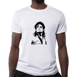 Michael Jackson  t-shirt personalizzata uomo digitalshirt bianca