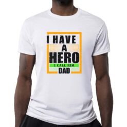 Il mio Eroe t-shirt personalizzata uomo digitalshirt bianca
