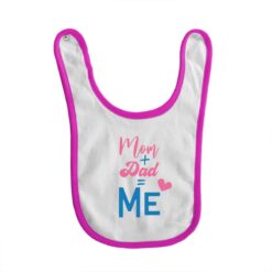 bavaglino grafica mom dad rosa fuchsia digitalshirt