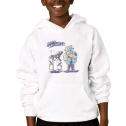 Mostri Halloween felpa con cappuccio personalizzata bambino digitalshirtbianco