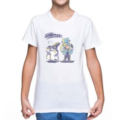 Mostri Halloween t-shirt personalizzata bambino digitalshirt bianca