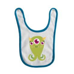 bavaglino grafica mostro verde turchese digitalshirt