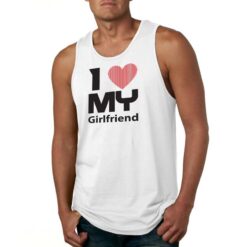 My Girlfriend canotta personalizzata uomo digitalshirt bianca
