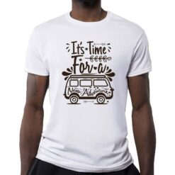 New Adventure t-shirt personalizzata uomo digitalshirt bianca