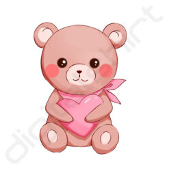 orsetto bavaglino fuchsia