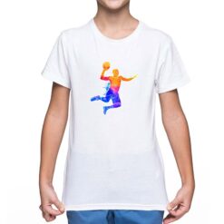 Pallacanestro Salto t-shirt personalizzata bambino digitalshirt bianca