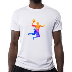 Pallacanestro Salto t-shirt personalizzata uomo digitalshirt bianca