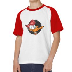 Papero t-shirt bicolor personalizzata bambino digitalshirt rossa