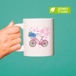 Party Bicycle tazza ceramica personalizzata digitalshirt