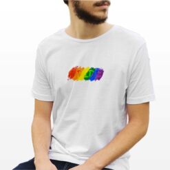 Pride t-shirt personalizzata uomo digitalshirt bianca