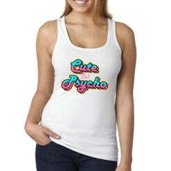 Psycho canottiera personalizzata donna digitalshirt bianca