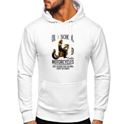 Ramo Uccelli felpa con cappuccio personalizzata uomo digitalshirt bianca