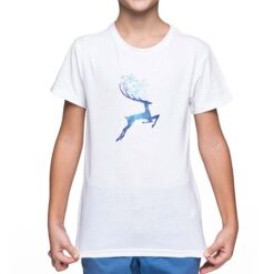 Renna Ghiaccio t-shirt personalizzata bambino digitalshirt bianca