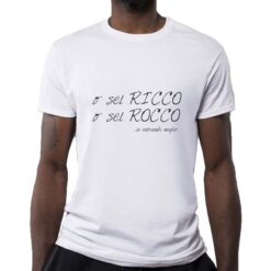 Rocco t-shirt personalizzata uomo digitalshirt bianca