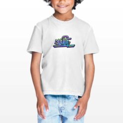 Satellite t-shirt personalizzata bambino digitalshirt bianca