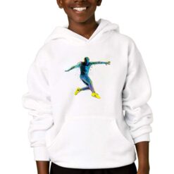 Scarpe Gialle felpa con cappuccio personalizzata bambino digitalshirtbianco