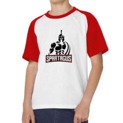 Spartacus t-shirt bicolor personalizzata bambino digitalshirt rossa