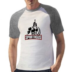 Spartacus t-shirt bicolor personalizzata uomo digitalshirt grigia