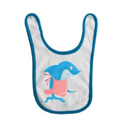 bavaglino grafica squalo bavaglino turchese digitalshirt