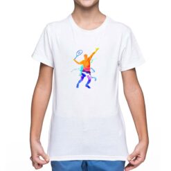 Tennista Uomo t-shirt personalizzata bambino digitalshirt bianca