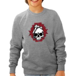 The Bandits felpa senza cappuccio personalizzata bambino digitalshirt grigia