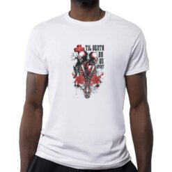 Till Death  t-shirt personalizzata uomo digitalshirt bianca