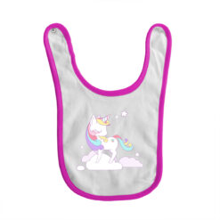 bavaglino grafica unicorno piccolo fuchsia fuchsia digitalshirt