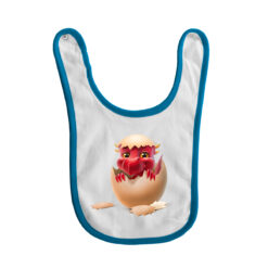 bavaglino turchese uovo dinosauro digitalshirt