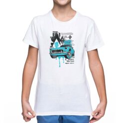 Vintage Car t-shirt personalizzata bambino digitalshirt bianca